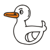kačenka quack-quack  free clipart